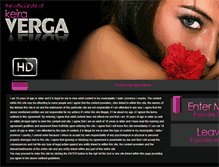 Tablet Screenshot of keiraverga.com